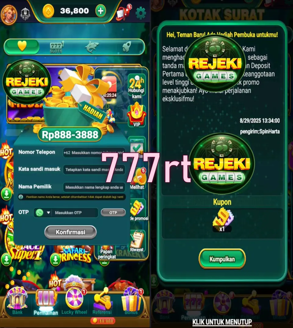 777rt Masuk